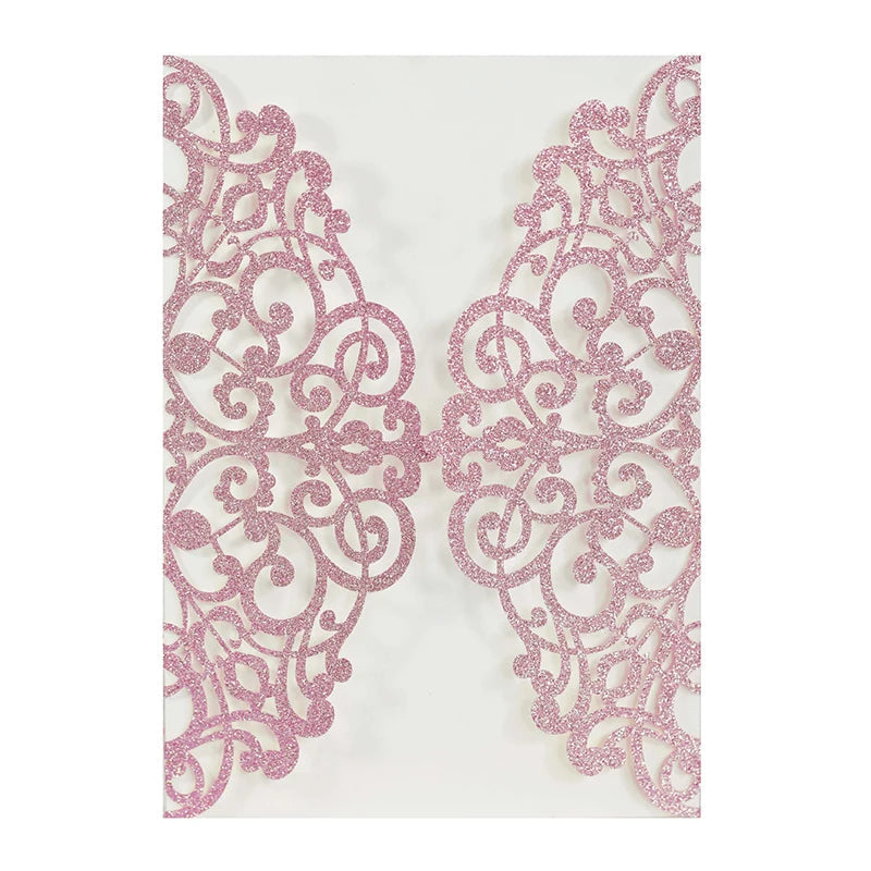 10Pcs Wedding Invitations Cards Tags Vintage Wedding Bridal Shower Engagement Sweet Birthday Gift Greeting Card Party Supplies Good Vibrations
