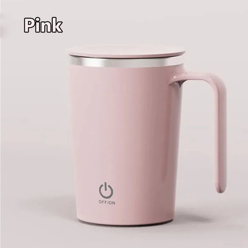 400ml Automatic Stirring Cup Mug Rechargeable Portable Coffee Electric Stirring Stainless Steel Rotating Magnetic Drinking Tools Good Vibrations Adult Super Store