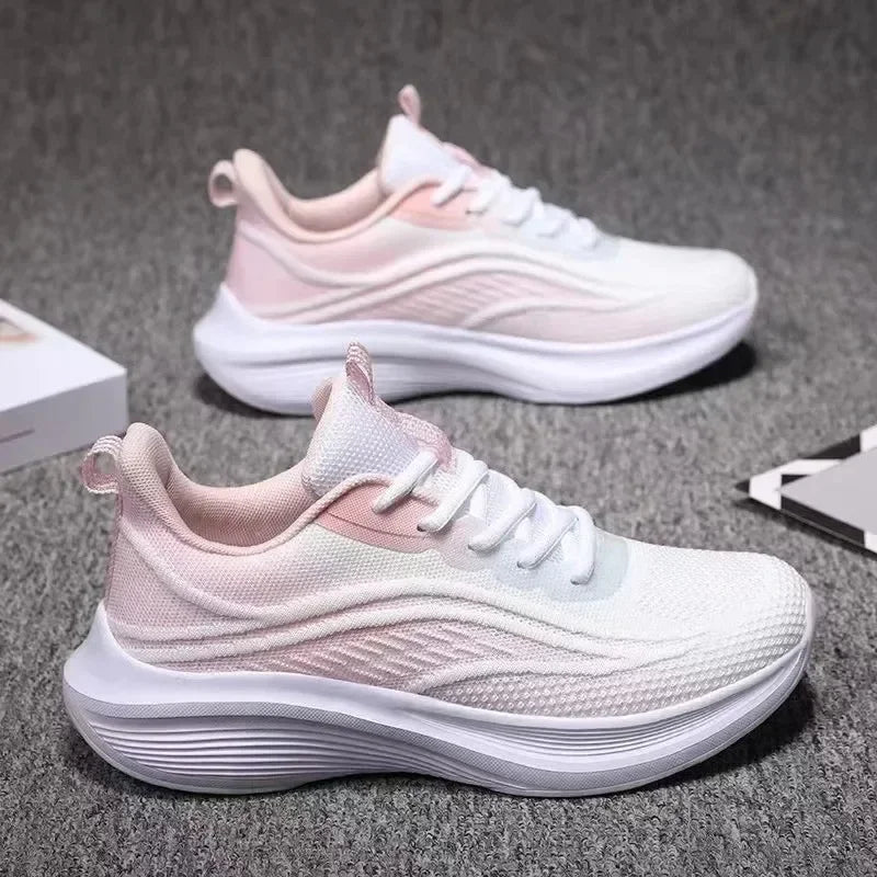 Casual Running Summer Fashion Anti Slip Hiking Mesh Breathability Athletic Shoe Tennis Woman Trend 2024 Woman Sneakers Couple Good Vibrations