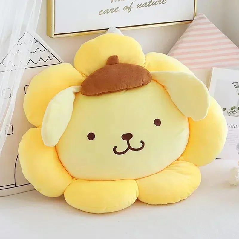 Sanrio Pom Purin Sitting Large Cute Plush Doll Japanese Genuine Pillow Gift Kids Kawaii Sanrio Plush Merch Good Vibrations