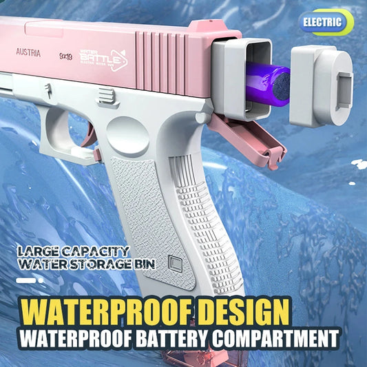 Electric Water Gun Toys Bursts Children's High-pressure Strong Charging Energy Water Automatic Water Spray Children's Toy Guns Good Vibrations