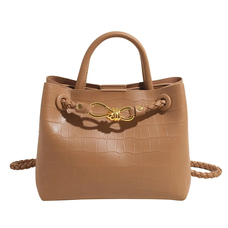 2025 Spring Designer-Inspired Small Square Bag Minimalist Luxury Leather Shoulder Crossbody Purse for Women Good Vibrations