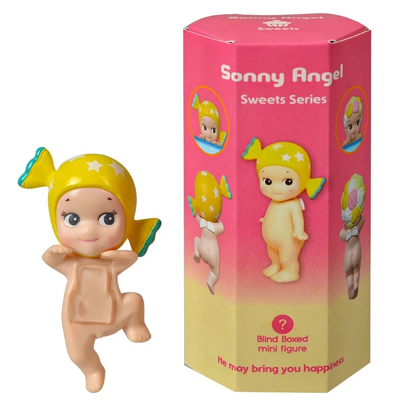 Sonny Angel Animal Blind Box 20th Anniversary Harvest Series Fruit Angel Anime Figures Dolls Toy For Children's Christmas Gift Good Vibrations