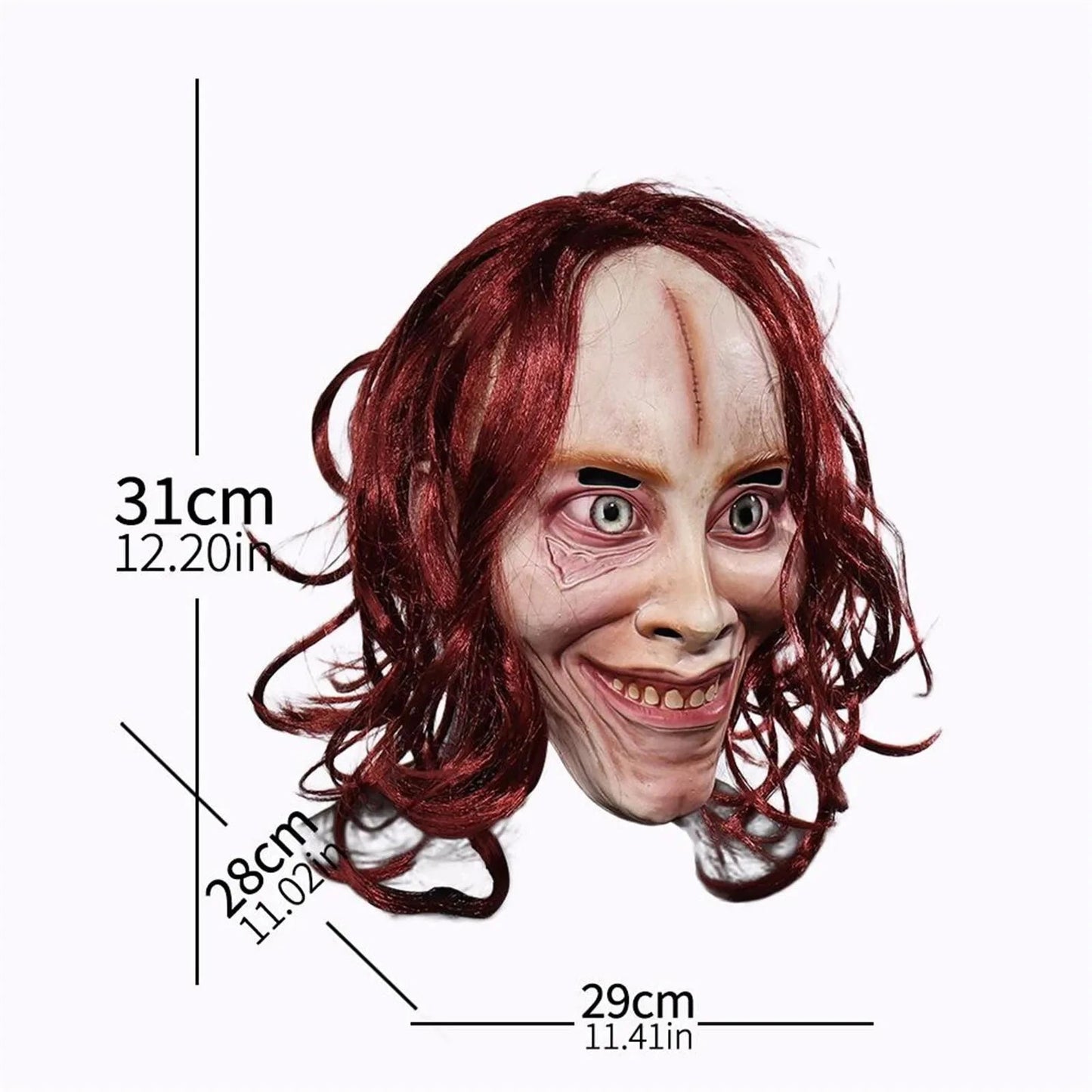 Creepy Halloween Mask Horror Mask Cosplay Props Halloween Face Mask Good Vibrations