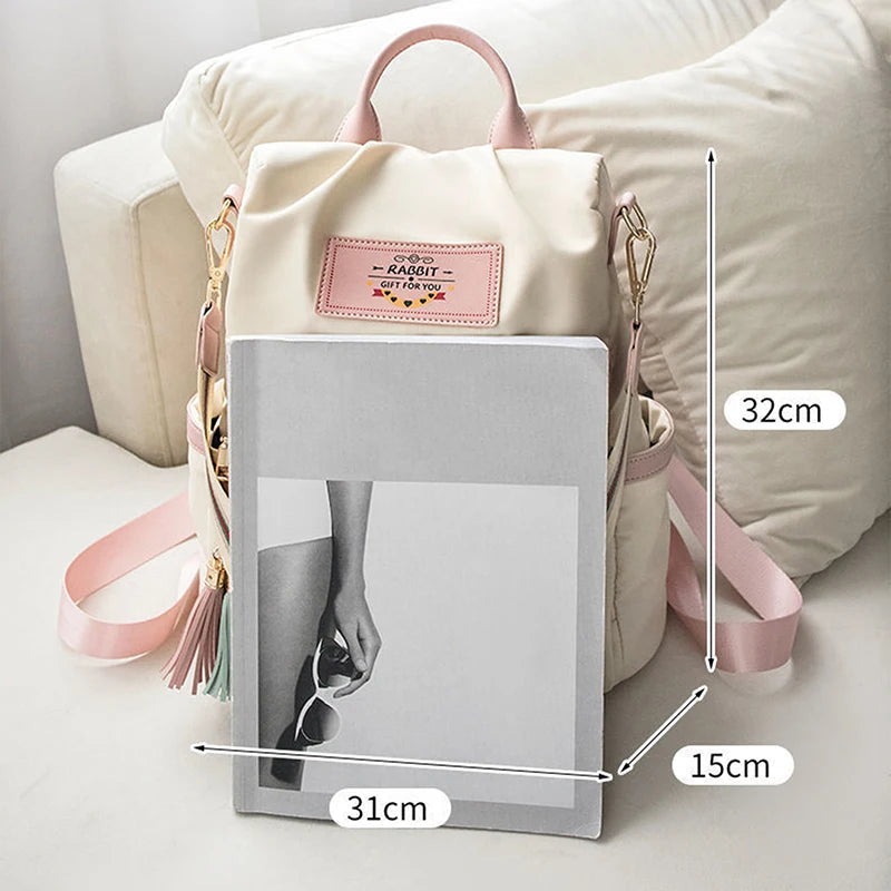 New High Quality Women's Shoulder Bag Large Capacity Oxford Cloth Bags Ladies Backpack Woman Color Tote Women Shoulder Backpacks Good Vibrations Adult Super Store