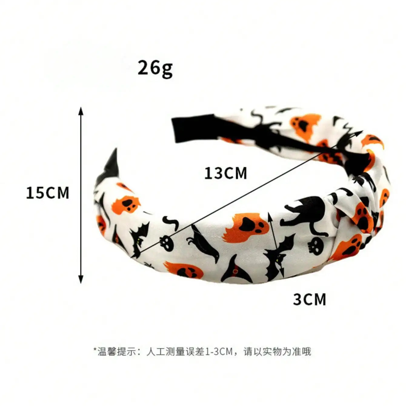 1PC Halloween Headbands Set, Pumpkin/Ghost/Cat Patterns, Festive Hair Accessories For Costume Parties Good Vibrations