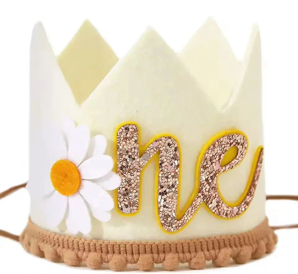 Children's Birthday Party Decoration Sun's Birthday Crown Birthday Party Decoration Hat Good Vibrations
