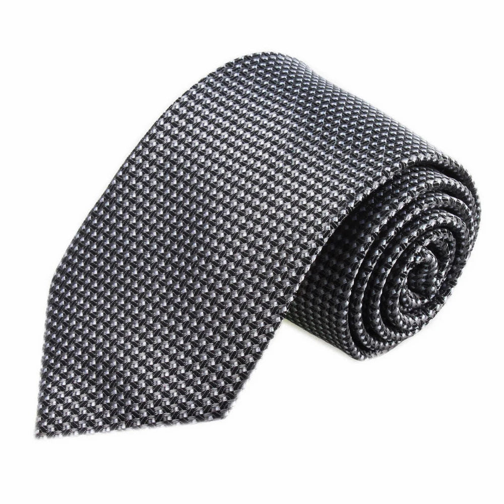 Fashion Ties for Men Women 8cm 3.15'' Business Wedding Accessories Silk Tie Mens Black Blue Gray White Pink Red Necktie Good Vibrations