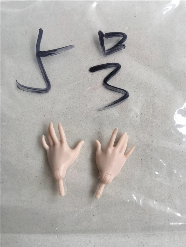 New Original Replacement Doll Hands Monstering High Doll Toy Parts Black Gray Yellow Blue Fishman Doll Hands DIY Toy Accessories Good Vibrations