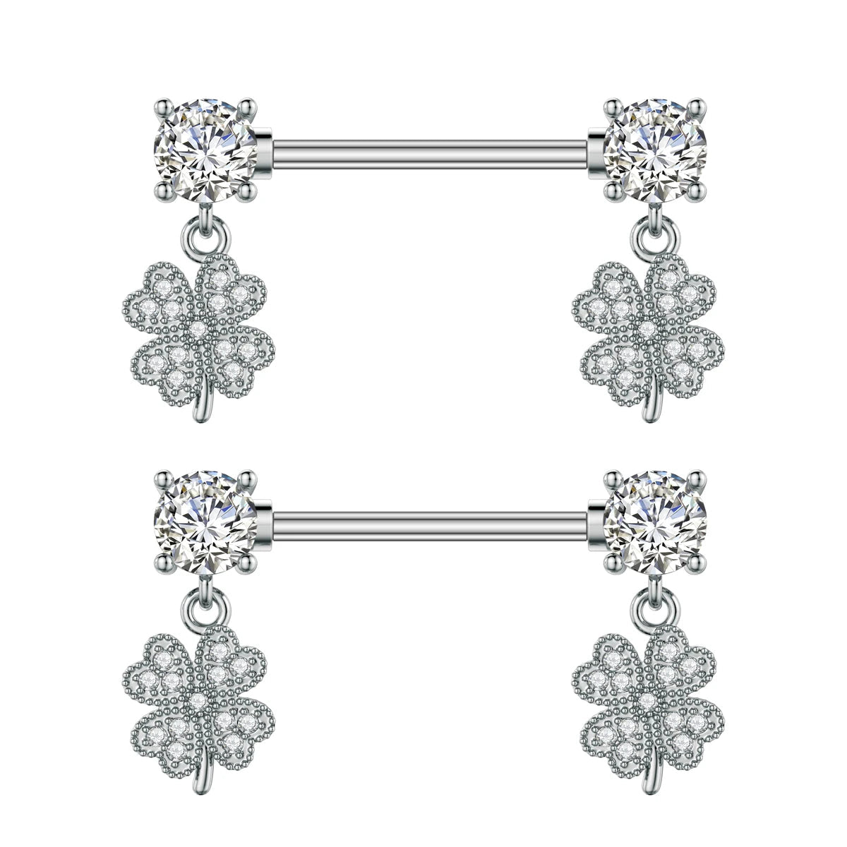 14G Titanium Stainless Butterfly Cat Crystals CZs Shield Barbell Nipple Rings Mixed-Style Heart Flower Dangled Nipple Piercing Good Vibrations Adult Super Store