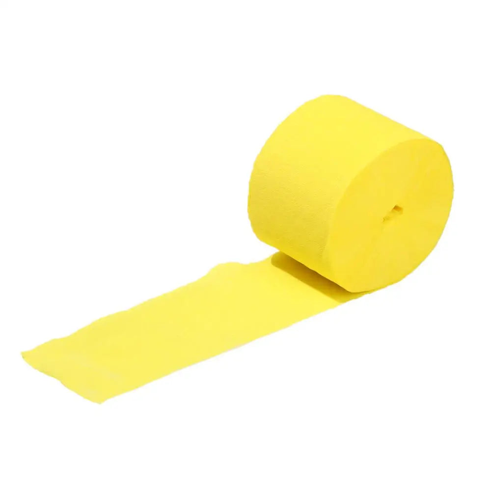 1 Roll DIY Party Supplies Baby Shower Decoration Garland Photography Backdrops DIY Paper Crepe Paper Streamers Wedding Decor Good Vibrations
