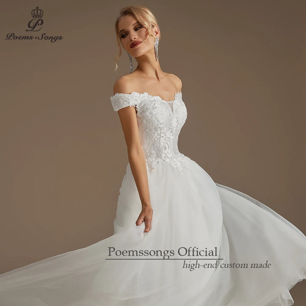 Romantic Wedding Dresses for women with Floral Appliques Floral Embroidered Details for a Dreamy Wedding vestidos de novia Good Vibrations