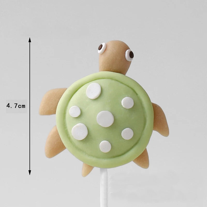Mermaid Theme Cake Toppers Shell Starfish Fish Tail Children Girl Birthday Wedding Baby Shower Party Cake Decorations Supplies Good Vibrations