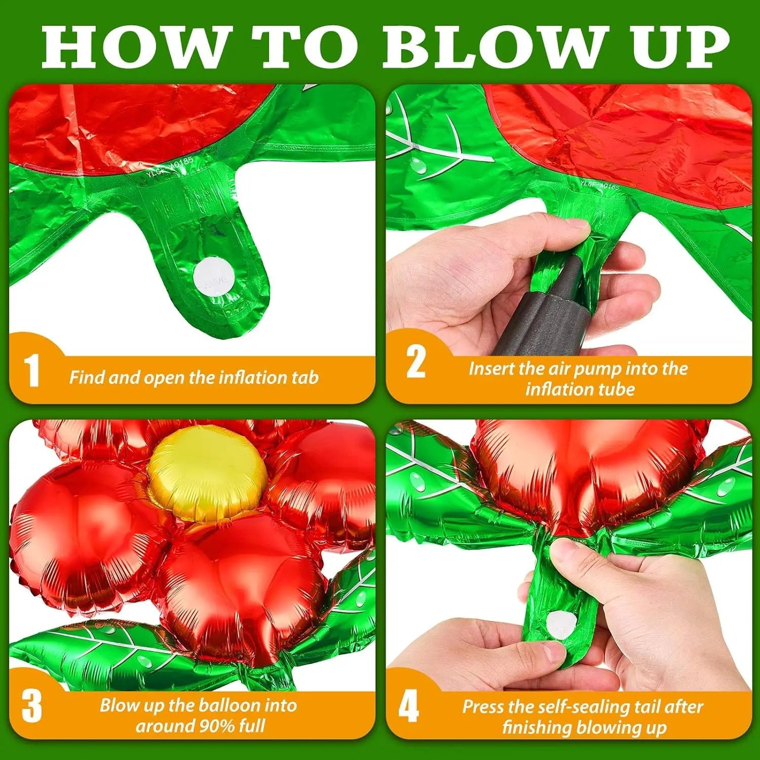 3pcs Flower Balloons Pink Rose Red Purple Flower Balloon Birthday Party Wedding Decorations Good Vibrations