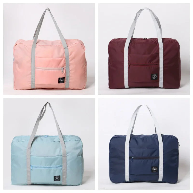 Foldable Travel Duffel Bag for Airlines Carry on Bag for Women and Girls Lightweight Large Capacity Sports Weekend Trip Overnigh Good Vibrations