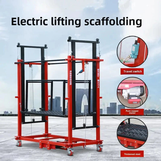 Electric Scaffolding Lift Mobile Foldable New Lifting Platform Indoor and Outdoor Decoration Construction Site Hoist Good Vibrations