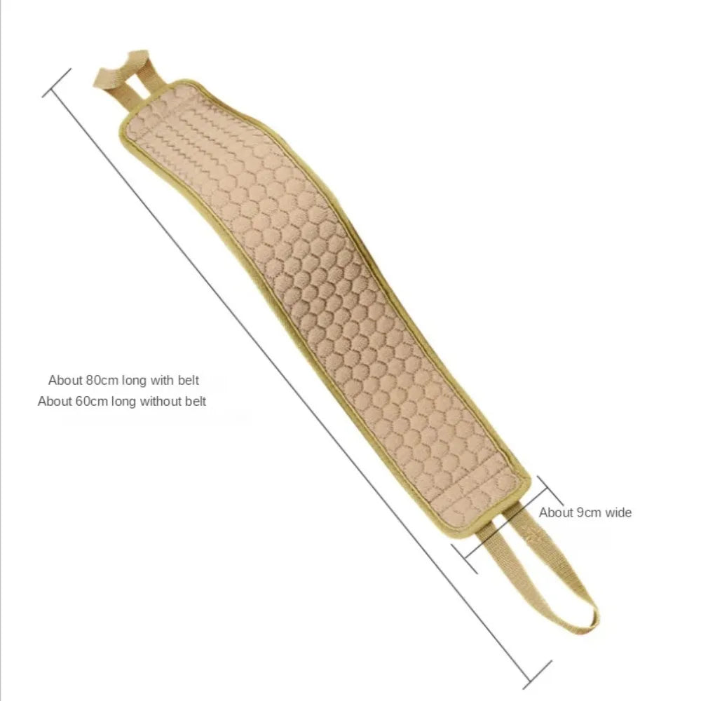 Shower Exfoliating Back Scrubber Bath Belt Towel Ball Glove Deep Mud Clean Korean Body Washcloth Japanese Rear Scrub Pull Strap Good Vibrations