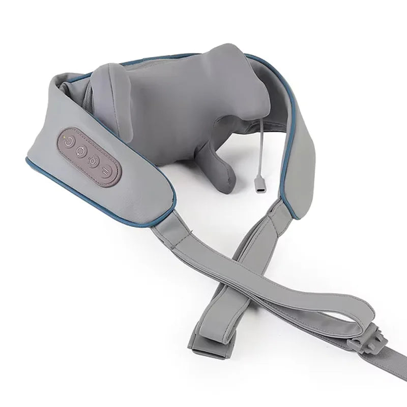Wireless Neck And Back Massager Neck And Shoulder Kneading Massage Shawl Neck Cervical Relaxing Trapezius Massager Good Vibrations