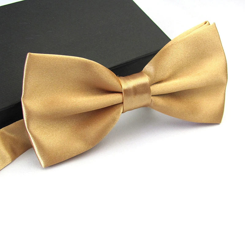 Mens Adult Bowtie Classic Fashion Wedding Party Formal Satin Gift Plaids Multicolor Adjust Neck Bow Tie Clip-On Good Vibrations