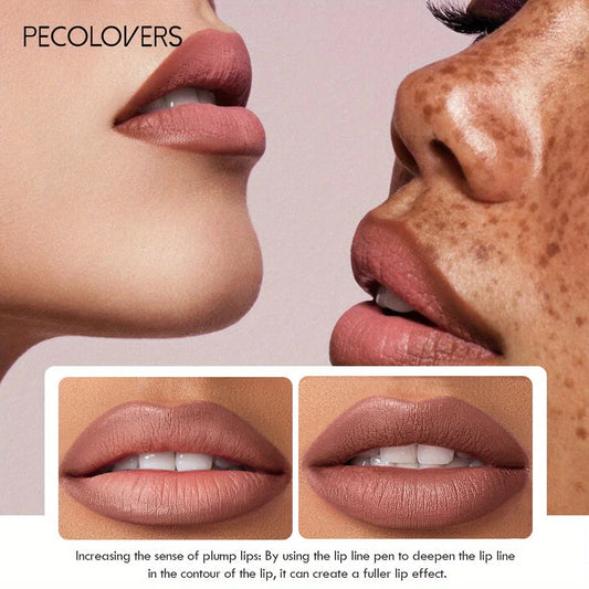 Lip Liner Waterproof, Sweatproof, Matte Multi-Color Correcting Lipstick Pencil Lip Makeup Cosmetics Mother's Day Gifts Good Vibrations