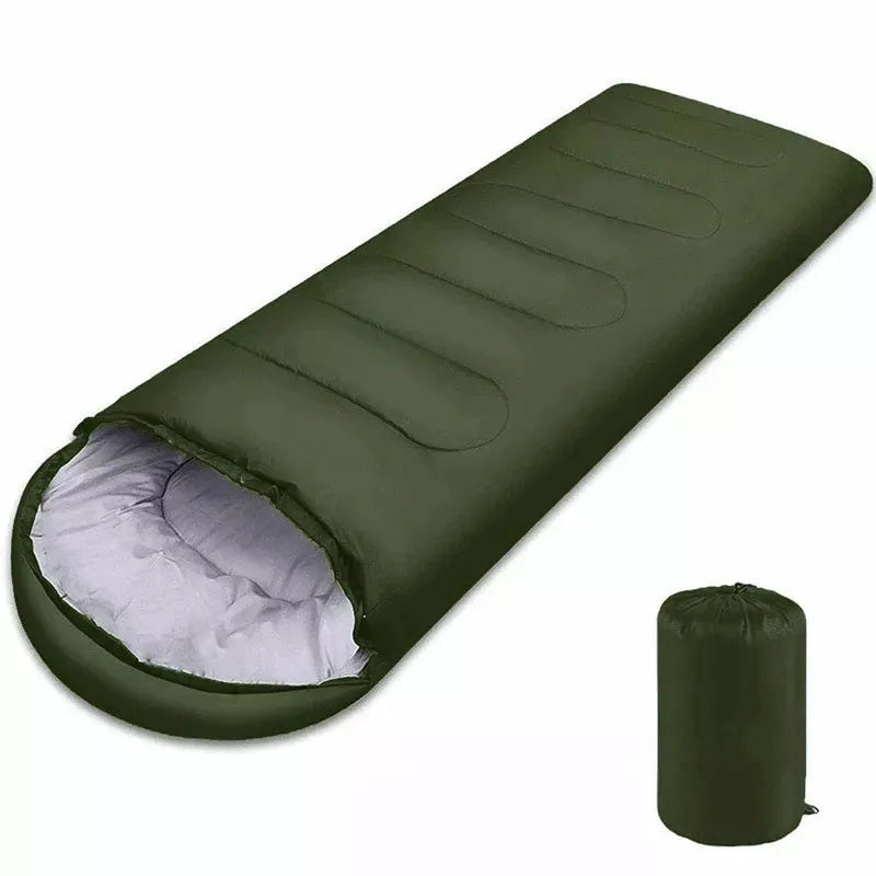 Camping Sleeping Bag Ultralight Waterproof 4 Season Warm Envelope Backpacking Sleeping Bags for Outdoor Traveling Hiking Good Vibrations