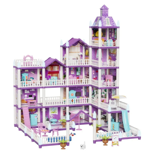 Puzzle DIY Toy Villa Houseplay Educational Large Size Bigger Enjoyable And Fun Doll House House Set Of Toys Good Vibrations