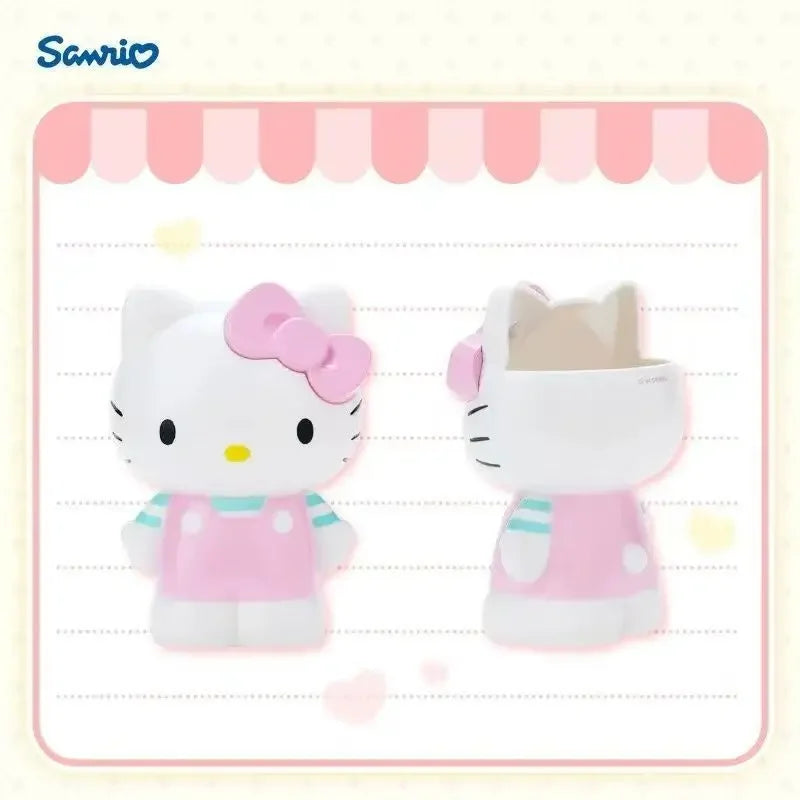 Melody Makeup Brush Holder Cute Cosmetic Organizer Vanity Storage Pink Home Office Desk Decor Gift for Women Girls Best Friend Good Vibrations