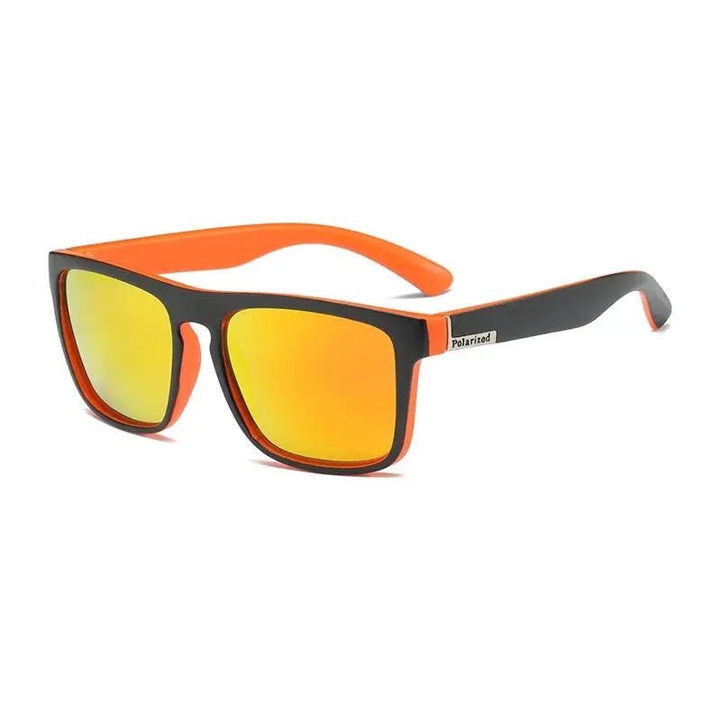 Fashion Square Vintage Polarized Sunglasses Men Women Retro Driving Fishing Luxury Brand Designer Sun Glasses UV400 Eyewear Очки Good Vibrations