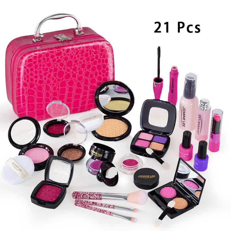 Simulation Cosmetics Set Kids Play House Toys Simulation Make up Lipstick Nail Paint Educational Toys Pretend Makeup Girls Game Good Vibrations
