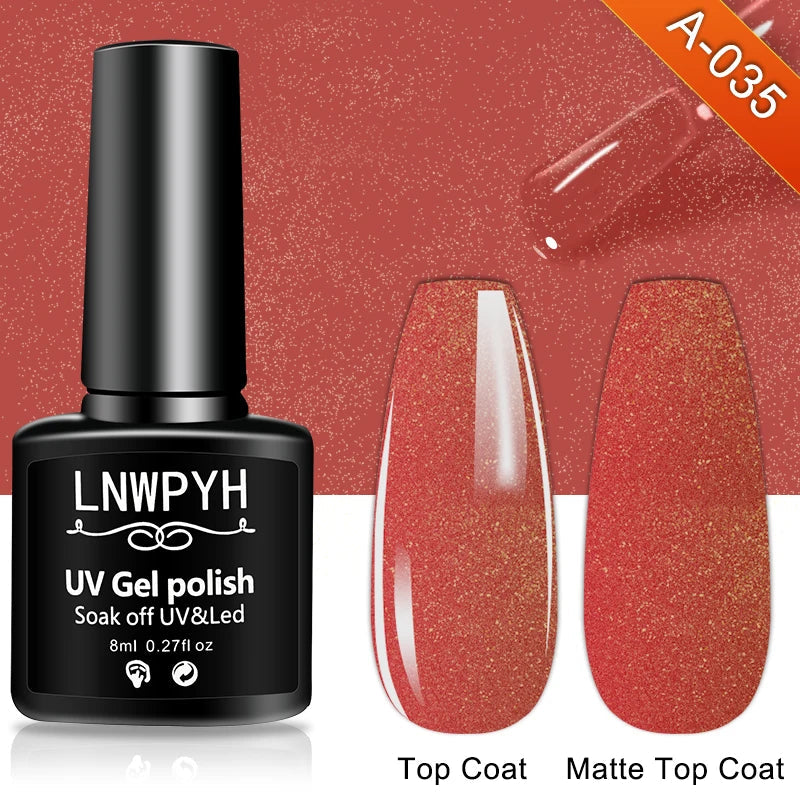 Nail Gel Polish 36 Color Gel Nail Polish Semi Permanent Gel Vernis Base Top Coat Nail Art Manicure Soak Off LED UV Gel Varnishes Good Vibrations