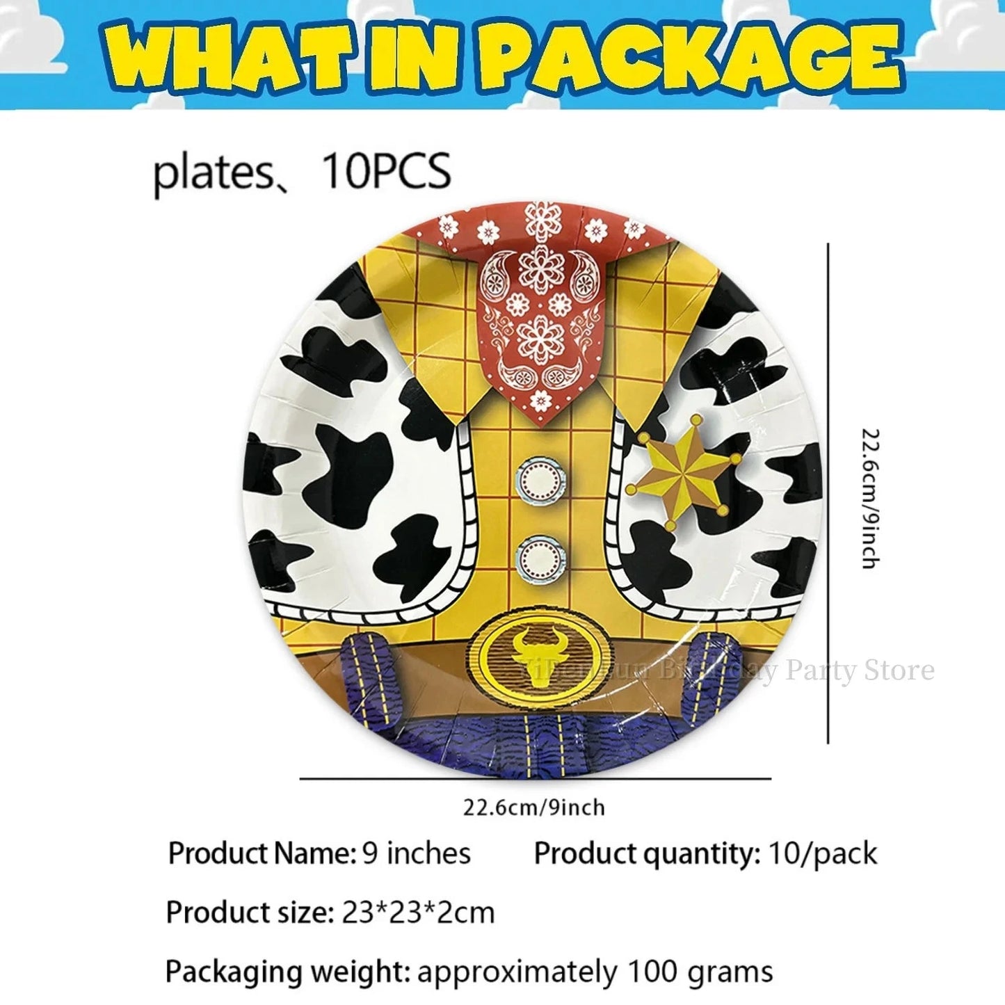 7/9 inch Toy Story Party Plates Birthday Decor Tableware Buzz Lightyear Paper Dish Cups Baby Shower Kids Favors Party Supplies Good Vibrations