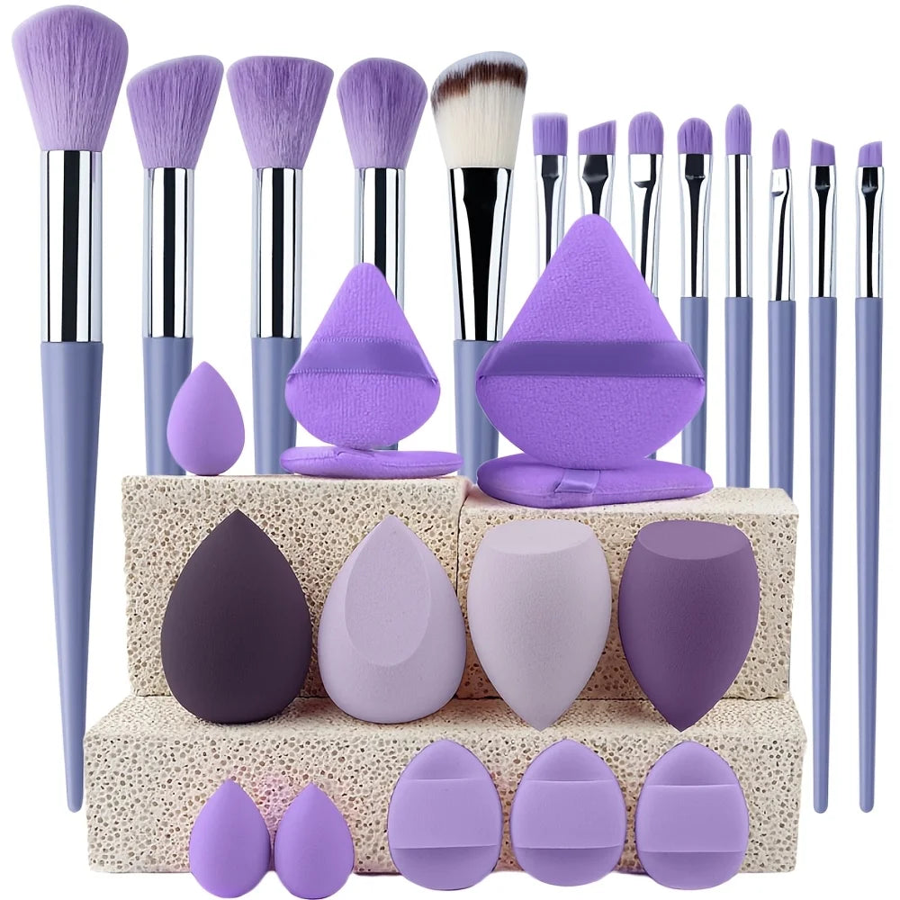 Makeup Brushes 8-29Pcs Makeup Kit Professional Women Cosmetic Soft Powder Brush Eyeshadow Foundation Full Set Travel Beauty Tool Good Vibrations