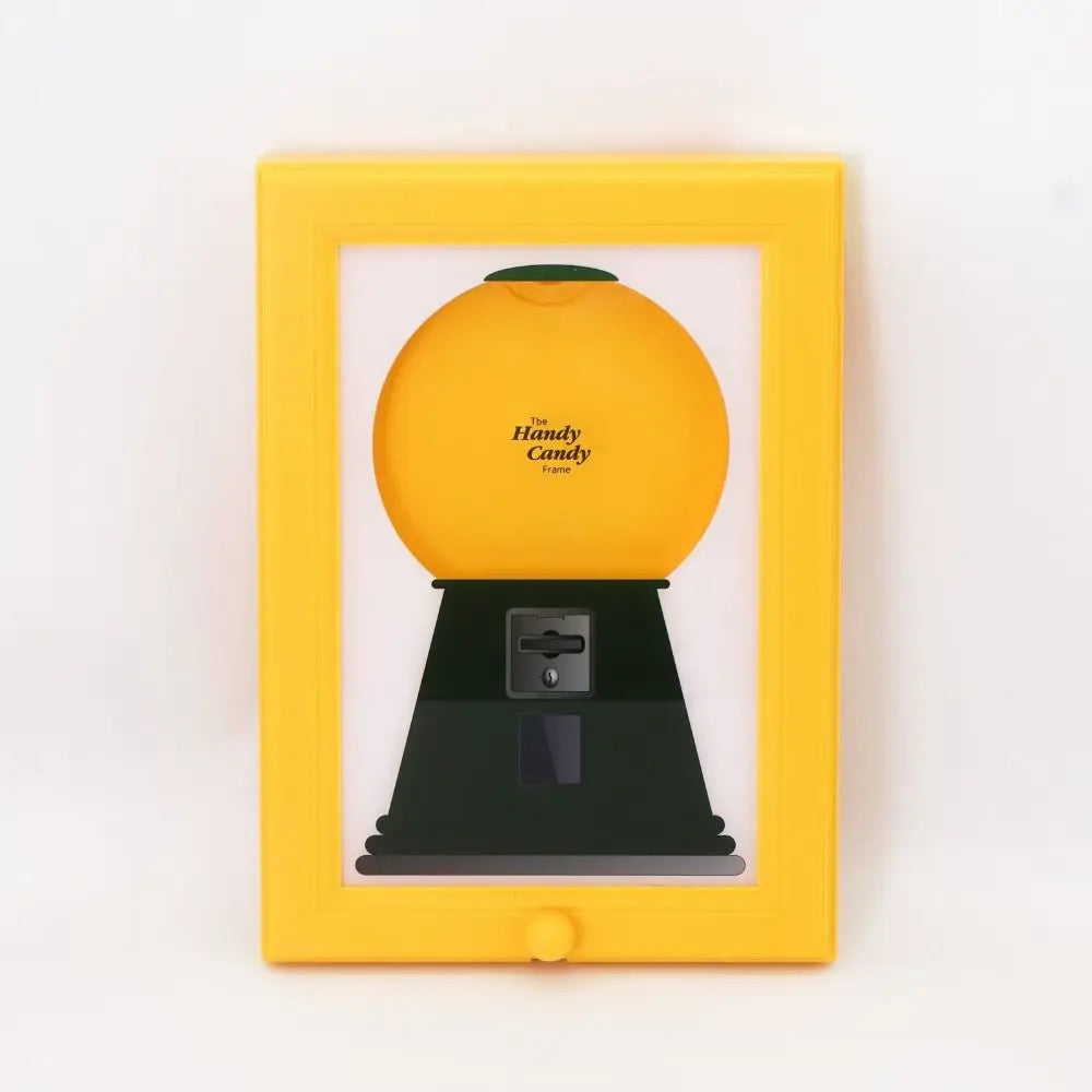 Creative Candy Dispenser Picture Frame Dust-proof Moisture-proof Hanging Handy Candy Frame Rotating Funny Good Vibrations