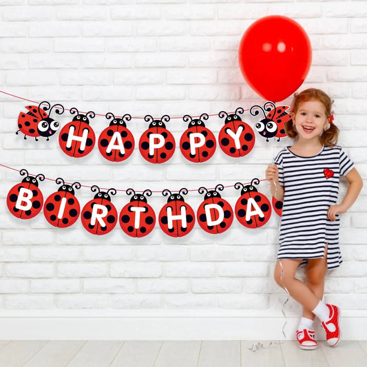 Insect Ladybug Party Disposable Tableware Sets Kids Birthday Plates Cups Napkins For Baby Shower Party Dinnerware Decoration Good Vibrations