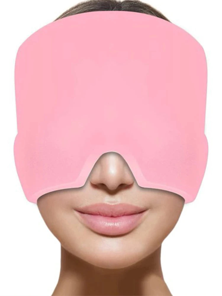 Ice Cap Hat headache hat Gel Hot Cold Ice Cap For Ice Hat Eye Mask Stress Pressure Good Vibrations