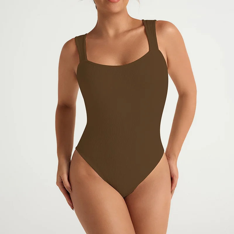 sexyTightFitting Sleeveless Threaded Jumpsuit for Women Comfortable and Sexy One-piece Yoga Suit Plus Size Sports Leggings Women Good Vibrations
