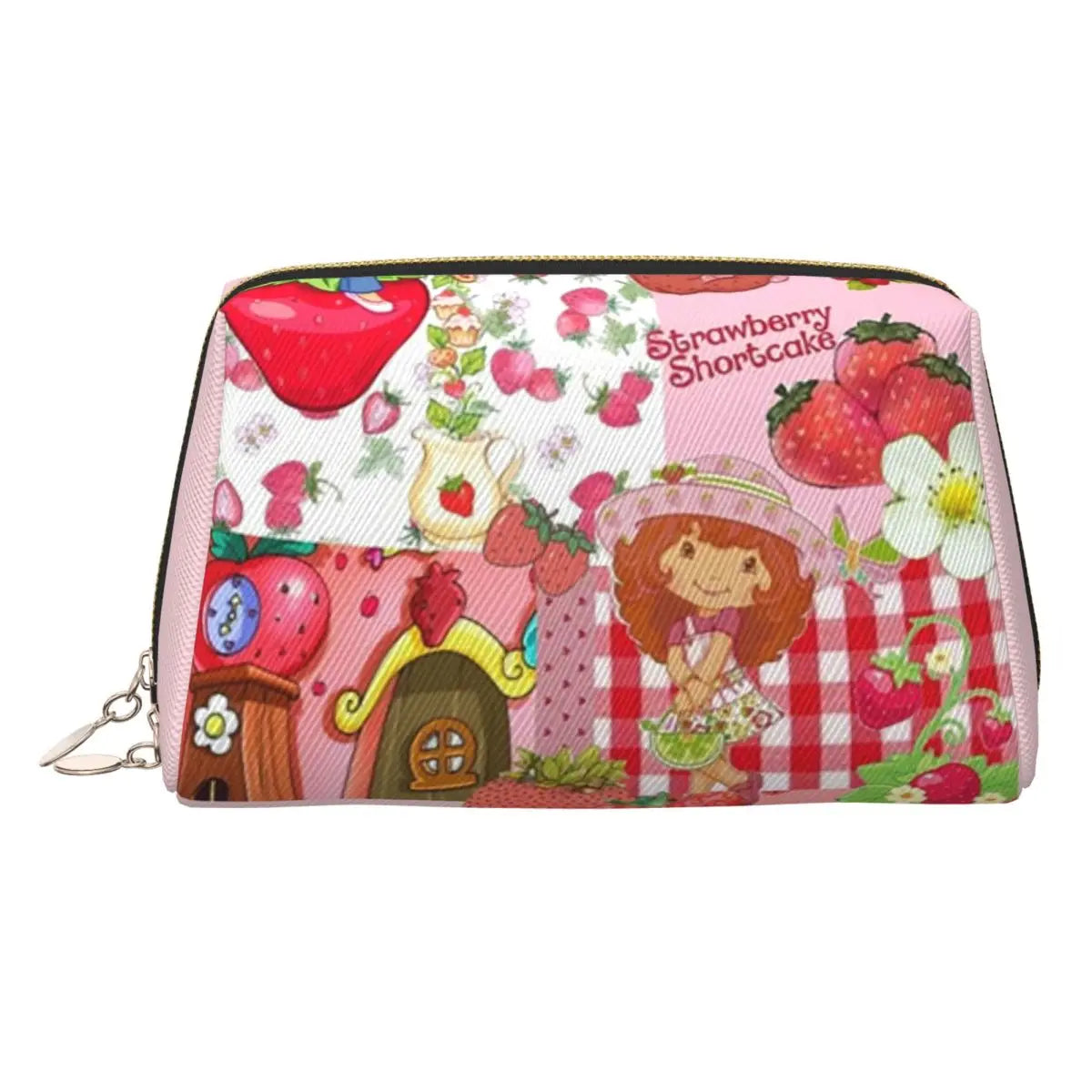 Like Strawberry ShortCake (30) Women Cosmetic Bags Travel Makeup Organizer Pouch Toiletry Storage Dopp Kit Case Good Vibrations
