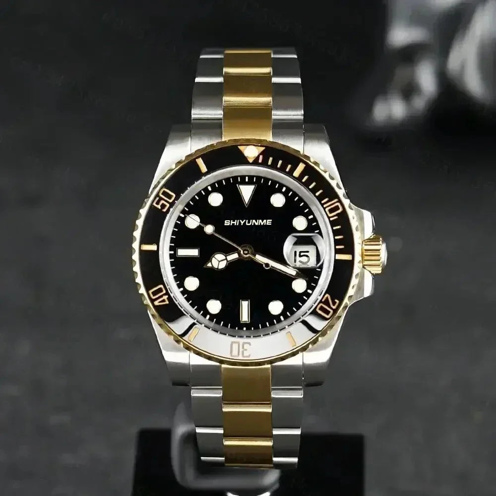 WATCH1 Store  Men's 904L Automatic Mechanical Watch Stainless Steel Bracelet Ceramic Waterproof Sapphire Glass Good Vibrations