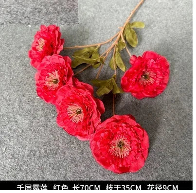 Wedding Decor Rose red wine red artificial rose flower row road guide Hydrangea flower silk flower dropshipping Good Vibrations
