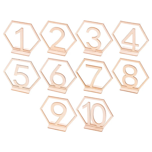 Wedding Number Wooden Table Place Card Rustic Wedding Engagement Reception Seat Decoration Number Signs Event party supplies Good Vibrations