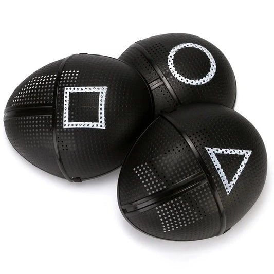 Halloween Cosplay Disguise Masks Triangle Circle Square Mask Black Full Face Mask Film Theme Costume Supplies Good Vibrations