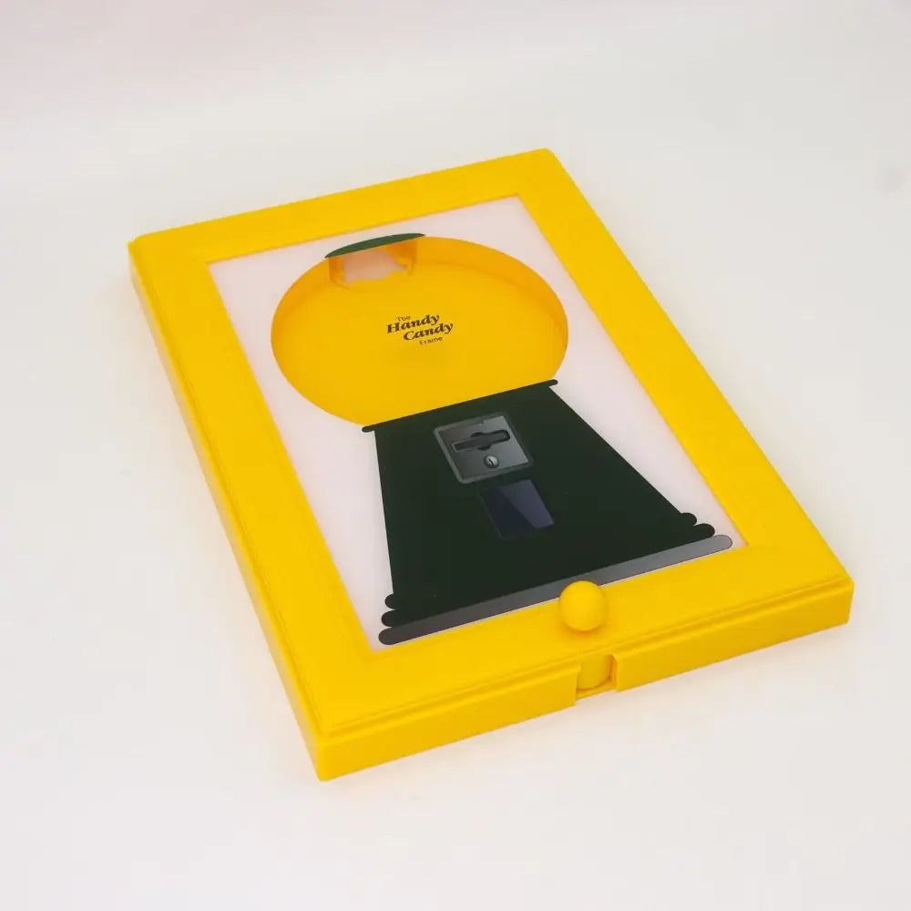 Creative Candy Dispenser Picture Frame Dust-proof Moisture-proof Hanging Handy Candy Frame Rotating Funny Good Vibrations