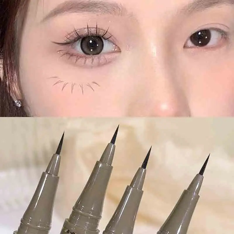 Slim eyeliner is waterproof, sweat-proof, long-lasting and non-smudged. Newbie brown eyeliner liquid pen Good Vibrations