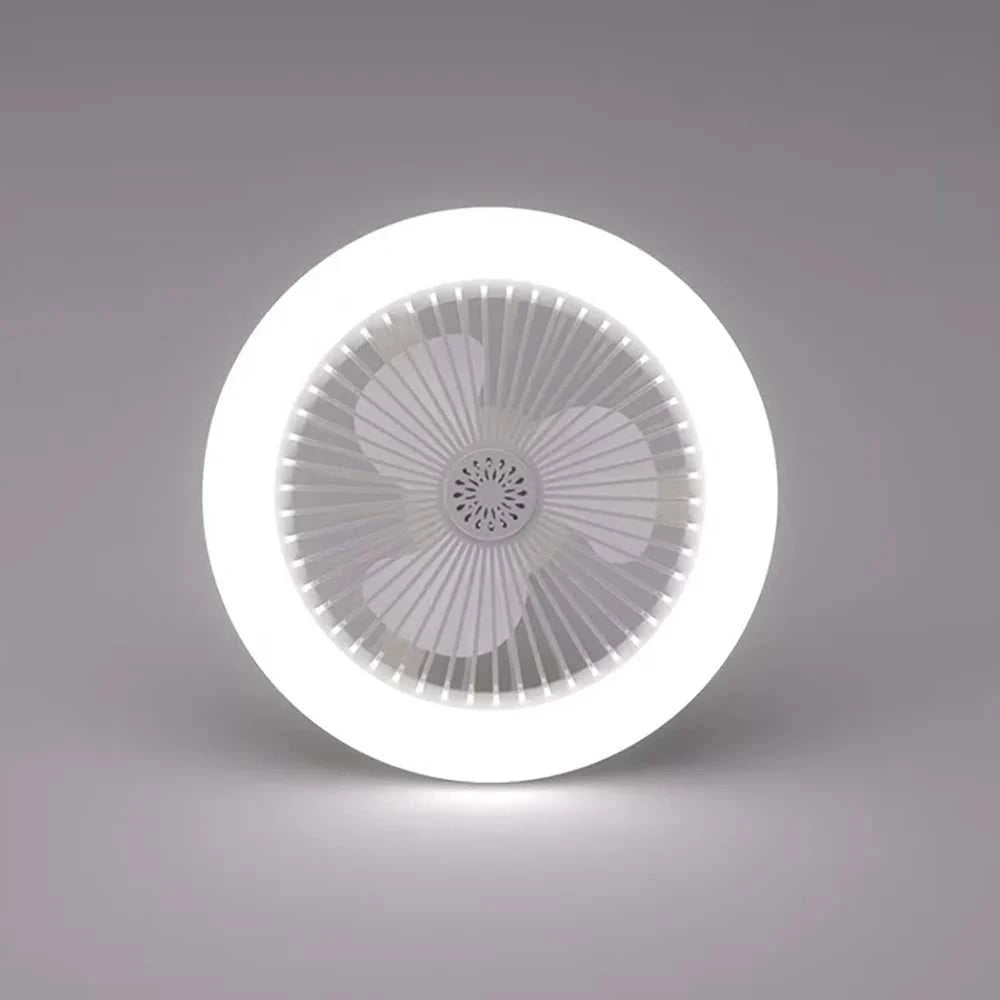 Rotatable 3in1 Ceiling Fan with Remote Control Lighting Lamp E27 Converter Base Lighting Base Bedroom Living Room Miflame Good Vibrations