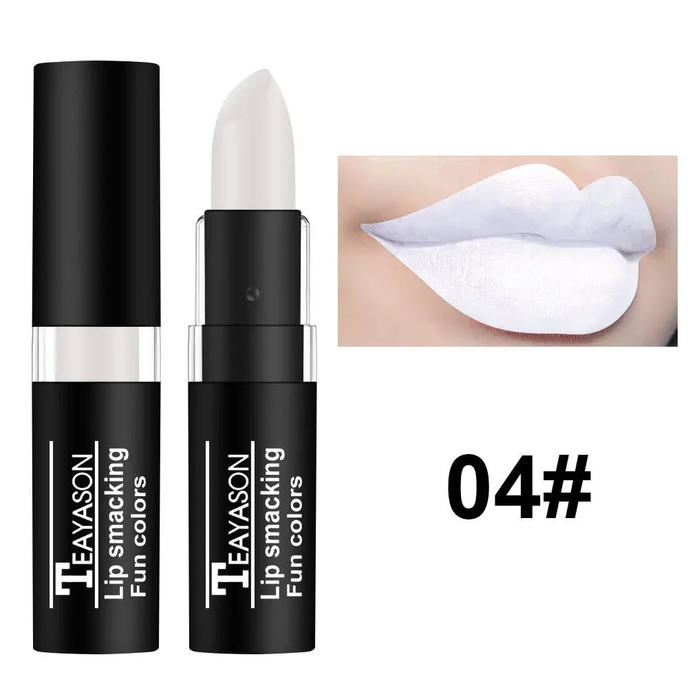 Matte Lipstick Long Lasting Waterproof Black White Lip Gloss Velvet Lip Tint Christmas Halloween Make Up Wholesale Good Vibrations
