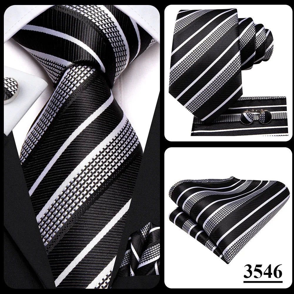 Hi-Tie Blue Business Solid 100% Silk Men's Tie NeckTie 8.5cm Ties for Men Formal Luxury Wedding High Quality Gravata Good Vibrations