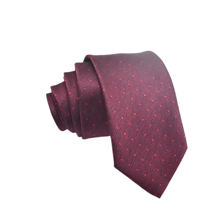 35 Styles Men's Silk Ties Jacquard Dot Floral 8cm Necktie Accessories Daily Wear Shirt Suit Cravat Wedding Party Gifts Neck Tie Good Vibrations