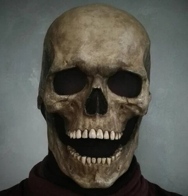 Halloween Mask Latex Scary Horror Decoration Full Head Skull Mask Helmet Cosplay Jaw Masque Gifts Party Costume Pro Mask Good Vibrations