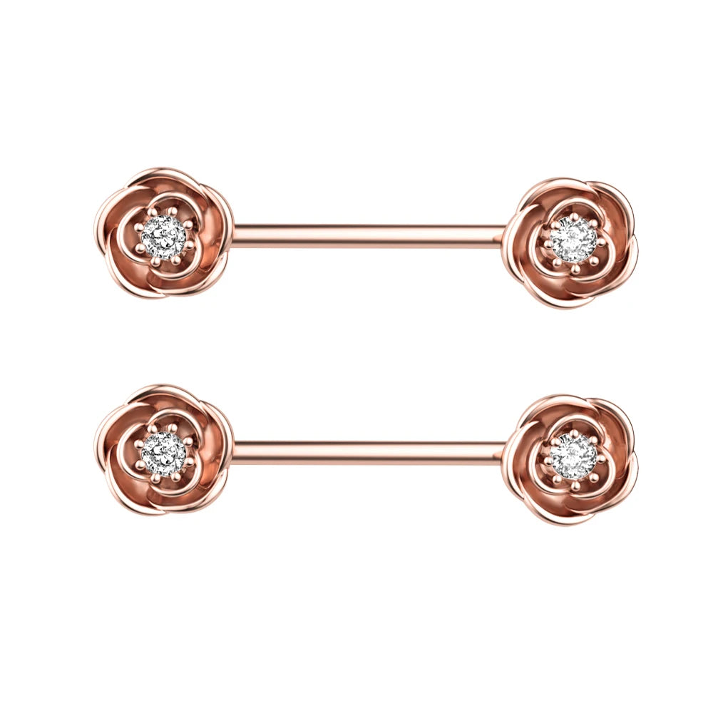 14G Titanium Stainless Butterfly Cat Crystals CZs Shield Barbell Nipple Rings Mixed-Style Heart Flower Dangled Nipple Piercing Good Vibrations Adult Super Store