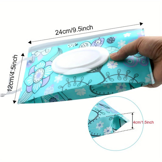2pcs/set Wipes Containers Reusable Portable Wet Wipe Pouch Wipe Dispenser Container Travel Wet Wipe Holder Thanksgiving Day Gift Good Vibrations